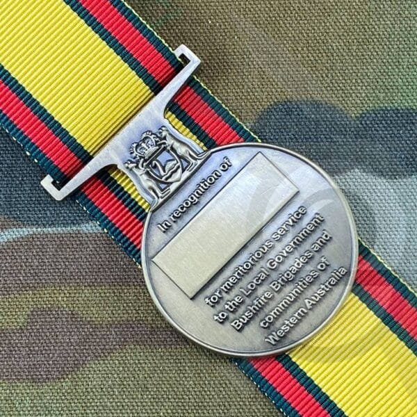 Western Australia Bush Fire Brigade Service Medal WABFBM - Image 2