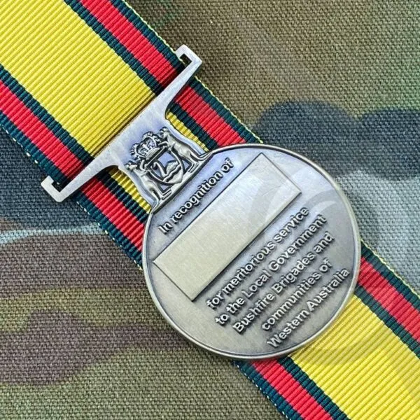 Western Australia Bush Fire Brigade Service Medal WABFBM - Image 2